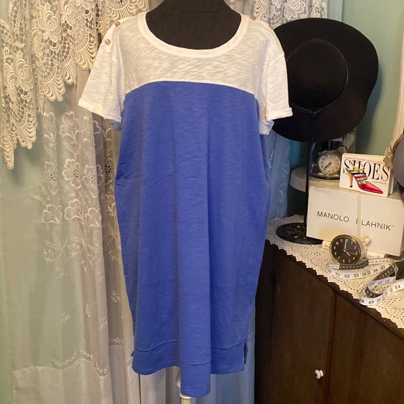 Nicole Miller Cotton Knit Dress Sz XXL NWT - Picture 1 of 7